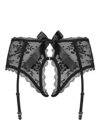 Сексуальный пояс Obsessive BEHINDY GAR CROTCHLESS, Цвет: черный, Размеры: S/M, изображение 4