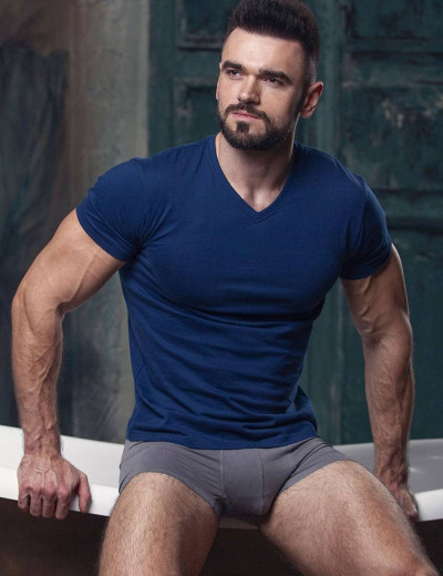 Футболка мужская Sergio Dallini SDT751-4 navy/синий, Цвет: navy/синий, Размеры: M, изображение 3