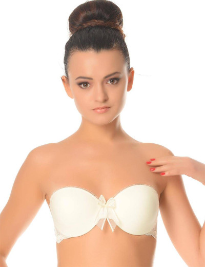 Бюстгальтер без бретелей с пуш-ап Leilieve FROU-FROU 800 champagne, Цвет: champagne (экрю), Размеры: 65B, изображение 3