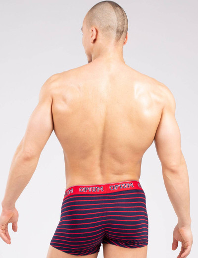 Трусы боксеры Opium R-123, Цвет: красный/синий, Размеры: M, изображение 3