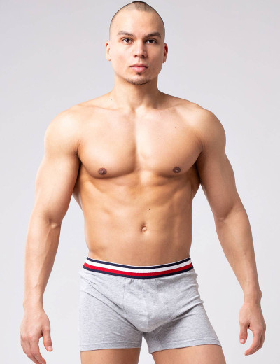 Мужские трусы боксеры Opium R-124 серый, Цвет: серый, Размеры: S, изображение 3