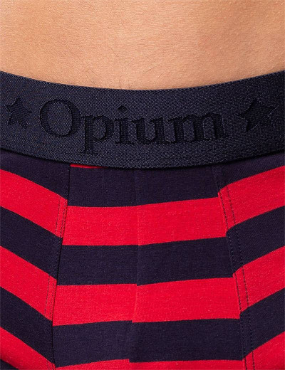 Мужские трусы боксеры Opium R-126, Цвет: синий/красный, Размеры: M, изображение 4