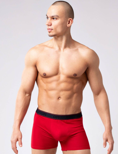 Мужские трусы боксеры Opium R-127 красный, Цвет: красный, Размеры: 3XL, изображение 3