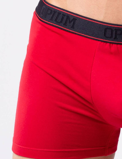 Мужские трусы боксеры Opium R-127 красный, Цвет: красный, Размеры: 3XL, изображение 4