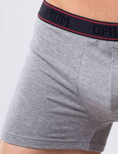 Мужские трусы боксеры Opium R-127 серый, Цвет: серый, Размеры: M, изображение 4