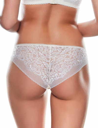 Трусы бразилиана Esotiq 36973 LANDY экрю, Цвет: экрю, Размеры: S, изображение 2