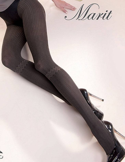 Фантазийные колготки Gabriella 255 MARIT 60 den коричневый, Цвет: коричневый, Размеры: 2, изображение 2