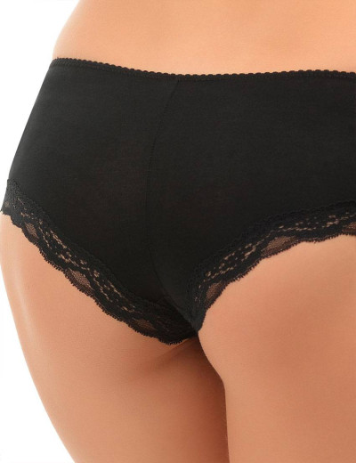 Трусы брифы хлопок Sielei I PERFETTI 1261 CULOTTE nero, Цвет: nero (черный), Размеры: 3XL, изображение 2
