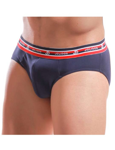 Мужские трусы слипы Jolidon N278 dark blue, Цвет: dark blue (темно-синий), Размеры: L, изображение 2