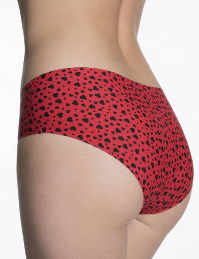 Трусы слипы Julimex SIMPLE AMORE, Цвет: красный/черный, Размеры: S, изображение 4