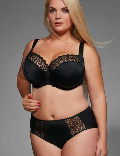 Бюстгальтер полумягкий Kris Line BETTY semi-soft side support черный, Цвет: черный, Размеры: 95JJ, изображение 8
