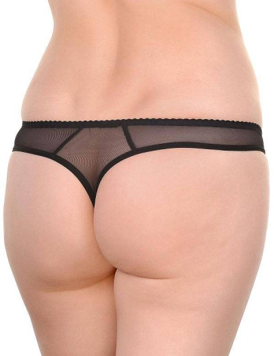 Трусы стринги Kris Line FORTUNA thong черный, Цвет: черный, Размеры: S, изображение 3