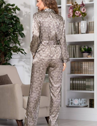 Брючный комплект-тройка Mia-Amore AJUR 8776, Цвет: капучино, Размеры: XL, изображение 3