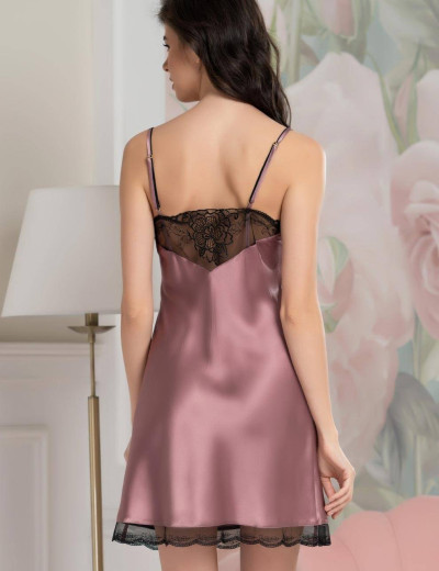 Сорочка шелковая Mia-Amore OLIVIA 3641 античная роза, Цвет: античная роза, Размеры: S, изображение 2