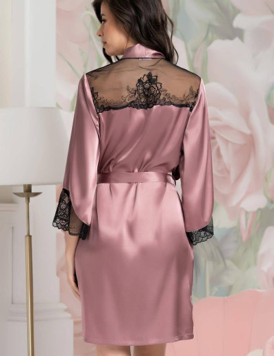 Халат-кимоно шелковый Mia-Amore OLIVIA 3643 античная роза, Цвет: античная роза, Размеры: L/XL, изображение 2