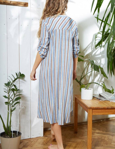 Туника домашняя Mia-Mia NOEMI 16415 принт 702, Цвет: принт 702 голубой, Размеры: XS, изображение 2