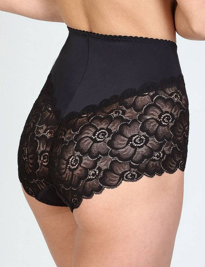 Трусы макси с кружевом Orhideja 207-146 черный, Цвет: черный, Размеры: XL, изображение 2