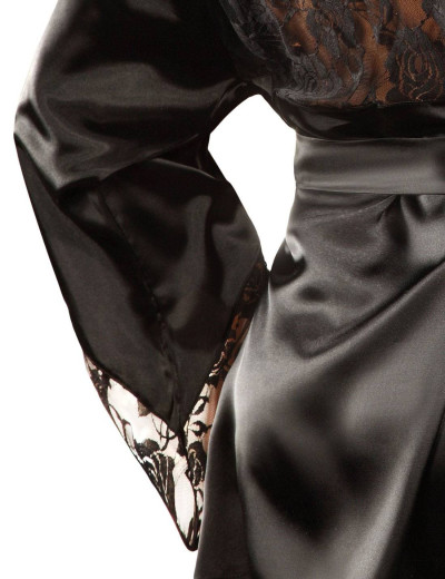 Пеньюар с трусиками Beauty Night PRILANCE черный, Цвет: черный, Размеры: S/M/L, изображение 4