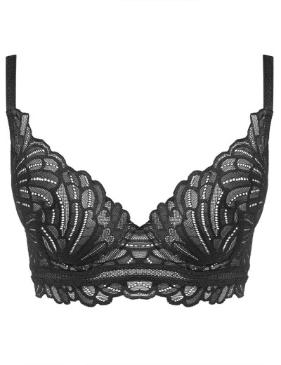 Бюстгальтер балконет пуш-ап Esotiq 37589 KARLI, Цвет: черный, Размеры: 70E, изображение 3
