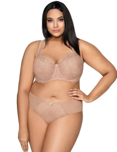 Трусы слипы миди MAT CARMELA BEZ F-053-51-1, Цвет: бежевый, Размеры: 3XL, изображение 3