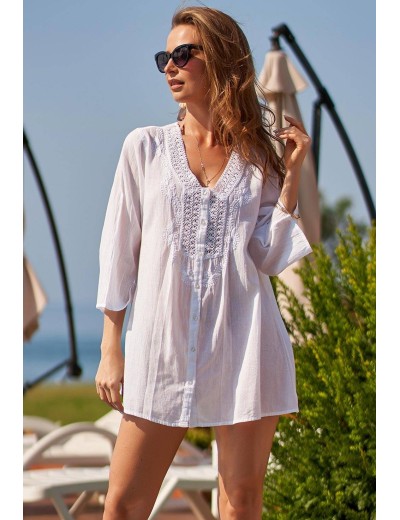 Рубашка-туника Mia-Amore ARGENTINA 1360, Цвет: белый, Размеры: M, изображение 3