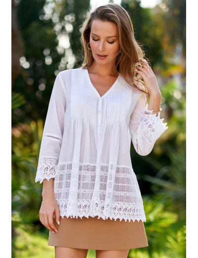 Короткая туника Mia-Amore ARGENTINA 1365, Цвет: белый, Размеры: S, изображение 4