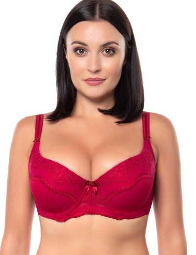 Бюстгальтер балконет Primaverina ADORE PN-4241, Цвет: пикантный красный, Размеры: 75D, изображение 3