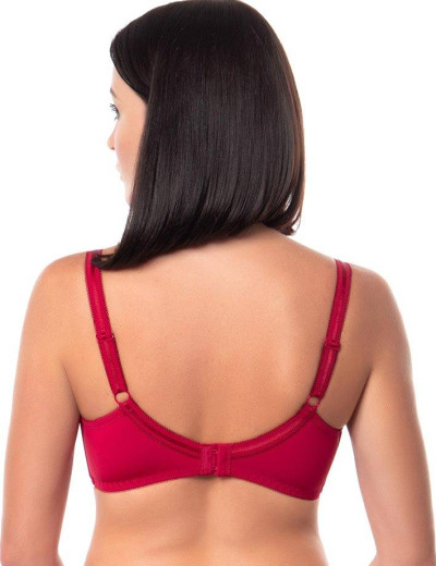 Бюстгальтер полумягкий Primaverina ADORE PN-4242, Цвет: пикантный красный, Размеры: 75D, изображение 2 Бюстгальтер полумягкий Primaverina ADORE PN-4242, Цвет: пикантный красный, Размеры: 75D, изображение 2