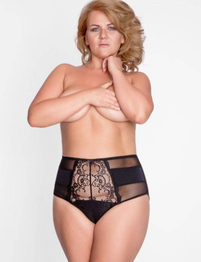 Трусы слипы высокие Akcent SIZE PLUS 013, Цвет: черный, Размеры: XL, изображение 3