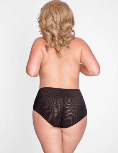 Трусы слипы высокие Akcent SIZE PLUS 013, Цвет: черный, Размеры: XL, изображение 4