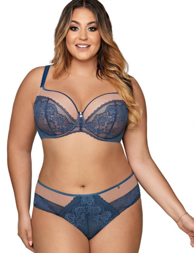 Бюстгальтер балконет Ava BLUE IRIS 1846 U, Цвет: деним, Размеры: 65G, изображение 2