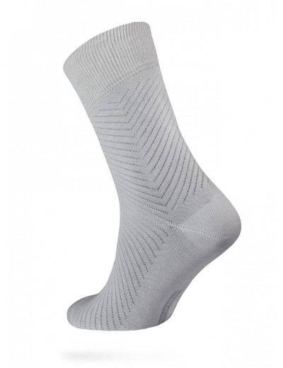 Высокие мужские носки Conte DIWARI CLASSIC COOL EFFECT 7С-23СП 010 серый, Цвет: серый, Размеры: 40/41