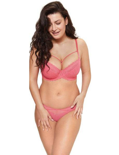 Трусы бразилиана Esotiq 37894 GLOWING коралл, Цвет: коралл, Размеры: S, изображение 3