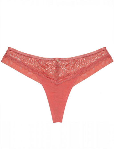 Трусы стринги Esotiq 38032 ELAS коралл, Цвет: коралл, Размеры: S, изображение 3