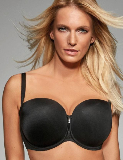 Бюстгальтер анжелика Kris Line FORTUNA COMFORT balkonette MHM черный, Цвет: черный, Размеры: 85GG, изображение 2 Бюстгальтер анжелика Kris Line FORTUNA COMFORT balkonette MHM черный, Цвет: черный, Размеры: 85GG, изображение 2