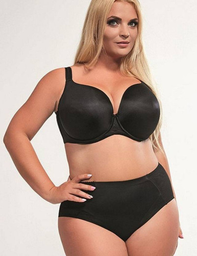 Бюстгальтер балконет Kris Line FORTUNA COMFORT ultra черный, Цвет: черный, Размеры: 65G, изображение 7