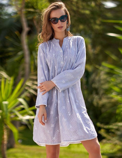 Туника Mia-Amore DOMINICANA 1403, Цвет: голубой, Размеры: M, изображение 2