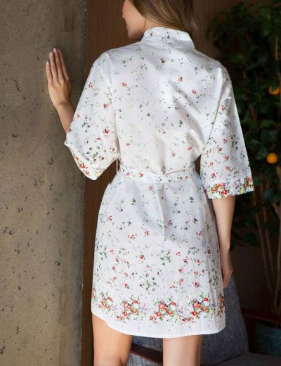 Халат хлопковый Mia-Mia DAISY 16313, Цвет: оригинал, Размеры: XS/S, изображение 2