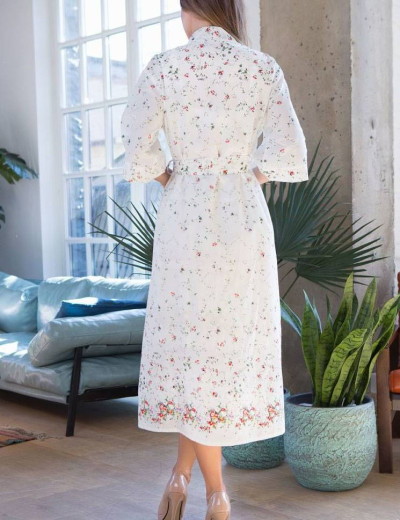 Халат-кимоно из хлопка длинный Mia-Mia DAISY 16319, Цвет: оригинал, Размеры: M/L, изображение 2