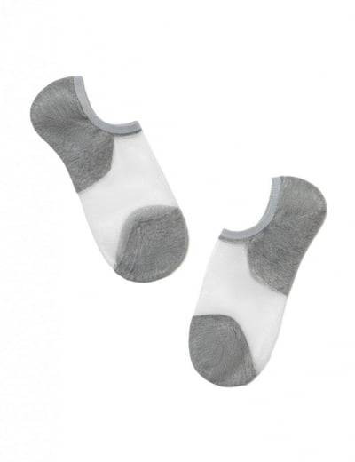 Ультракороткие хлопковые носки CONTE ACTIVE 18С-4СП 000 серый, Цвет: серый, Размеры: 38/39, изображение 2