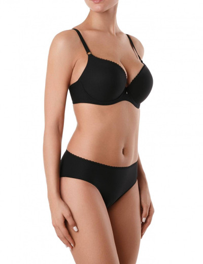 Бюстгальтер балконет пуш-ап Conte RB0004 WEEKEND черный, Цвет: черный, Размеры: 70A, изображение 3