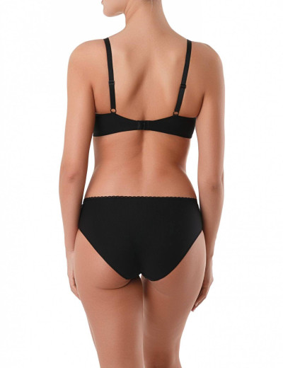 Бюстгальтер балконет пуш-ап Conte RB0004 WEEKEND черный, Цвет: черный, Размеры: 70A, изображение 4