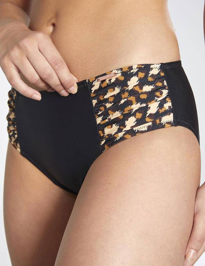 Раздельный купальник с формованной чашкой Ysabel Mora 81307, Цвет: черный, Размеры: 95C, изображение 5