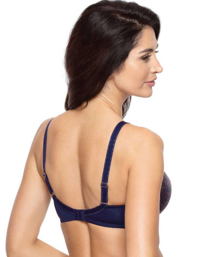 Бюстгальтер балконет Gorteks JANET B4 U, Цвет: темно-синий, Размеры: 75E, изображение 2