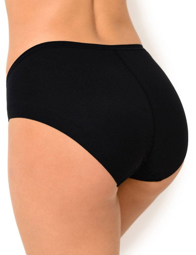 Трусы слипы хлопковые Janira COTTON BAND Brislip 1031862 negro, Цвет: negro (черный), Размеры: S, изображение 2