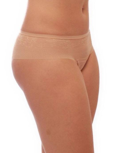 Кружевные бесшовные трусы шорты Janira SHORTY MAGIC BAND 1031611 bruma, Цвет: bruma, Размеры: L, изображение 3