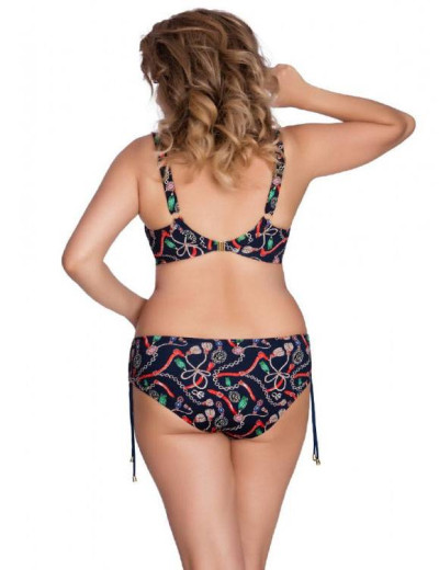 Плавки женские с регулировкой бока Akcent AN165/166, Цвет: мульти, Размеры: 4XL, изображение 2