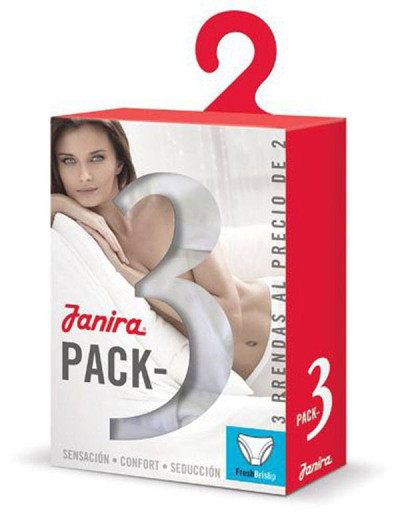 Хлопковые трусы макси Janira PACK-3 MAXI ESENCIAL 1031183 в наборе (3шт) dune, Цвет: dune (песочный), Размеры: M, изображение 2