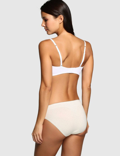 Набор хлопковых слипов (2шт) Janira PACK-2 MILANO ESENCIAL 1031645 nacar, Цвет: nacar (крем), Размеры: 2XL, изображение 4