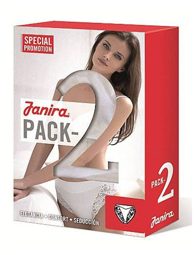Трусы слипы Janira PACK-2 BRAGA ESENCIAL 1031398 в наборе (2шт) nilo, Цвет: nilo (коричневый), Размеры: M, изображение 2